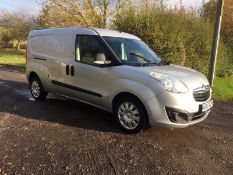 2016/65 REG VAUXHALL COMBO 2300 L2H1 CDTI SS E 1.25 DIESEL PANEL VAN, SHOWING 0 FORMER KEEPERS