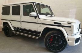 2014/63 REG MERCEDES-BENZ G63 AMG AUTO G WAGON 5.5L PETROL WHITE, SHOWING 0 FORMER KEEPERS *NO VAT*
