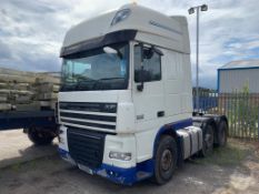 2011/11 REG DAF XF105.460 SLEEPER CAB HEAVY HAULAGE TRUCK WHITE DIESEL, SHOWING 0 FORMER KEEPERS