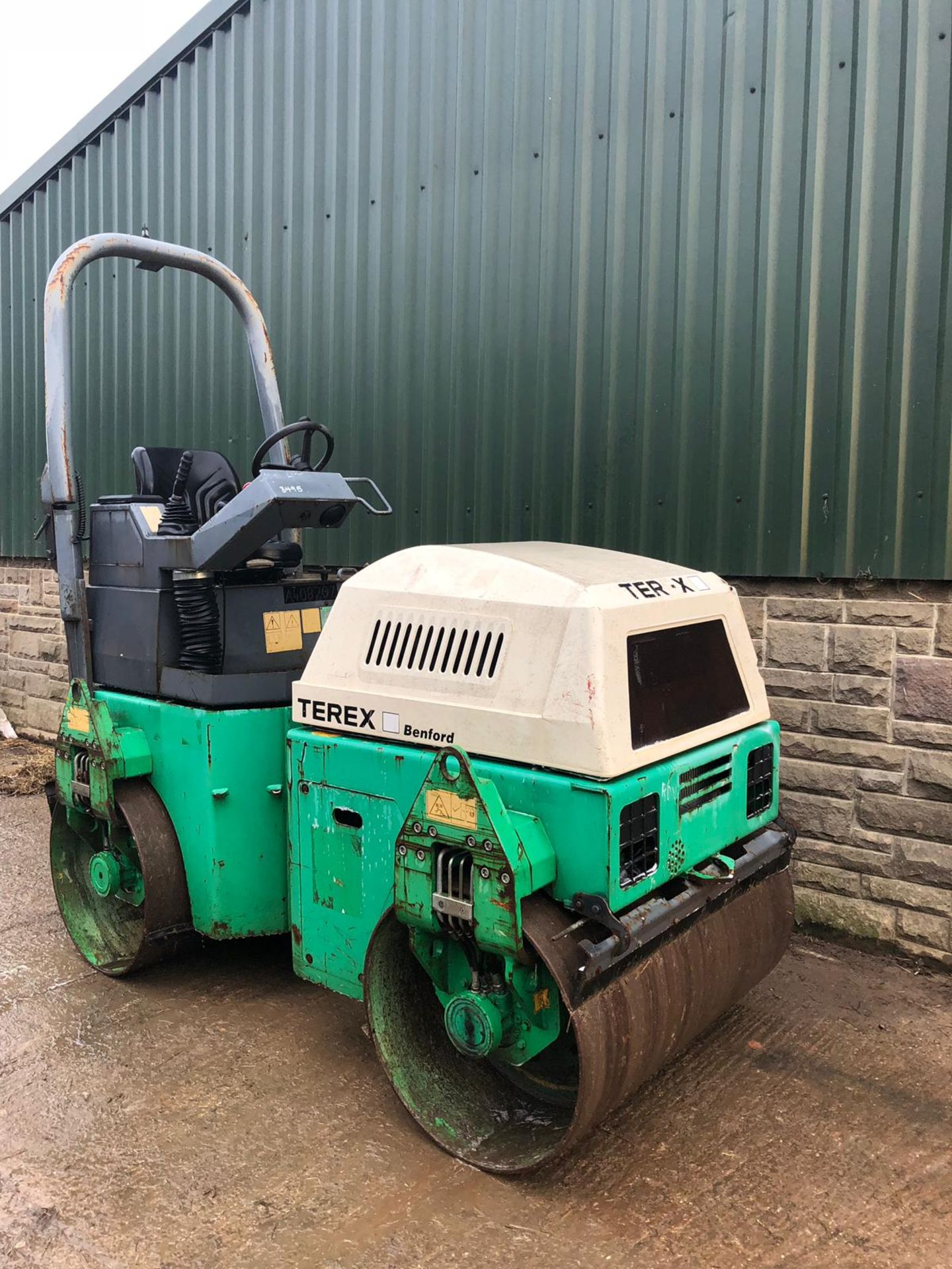 TEREX BENFORD TV1200 TWIN DRUM VIBRATING RIDE ON ROLLER GREEN / WHITE *PLUS VAT* - Image 6 of 9