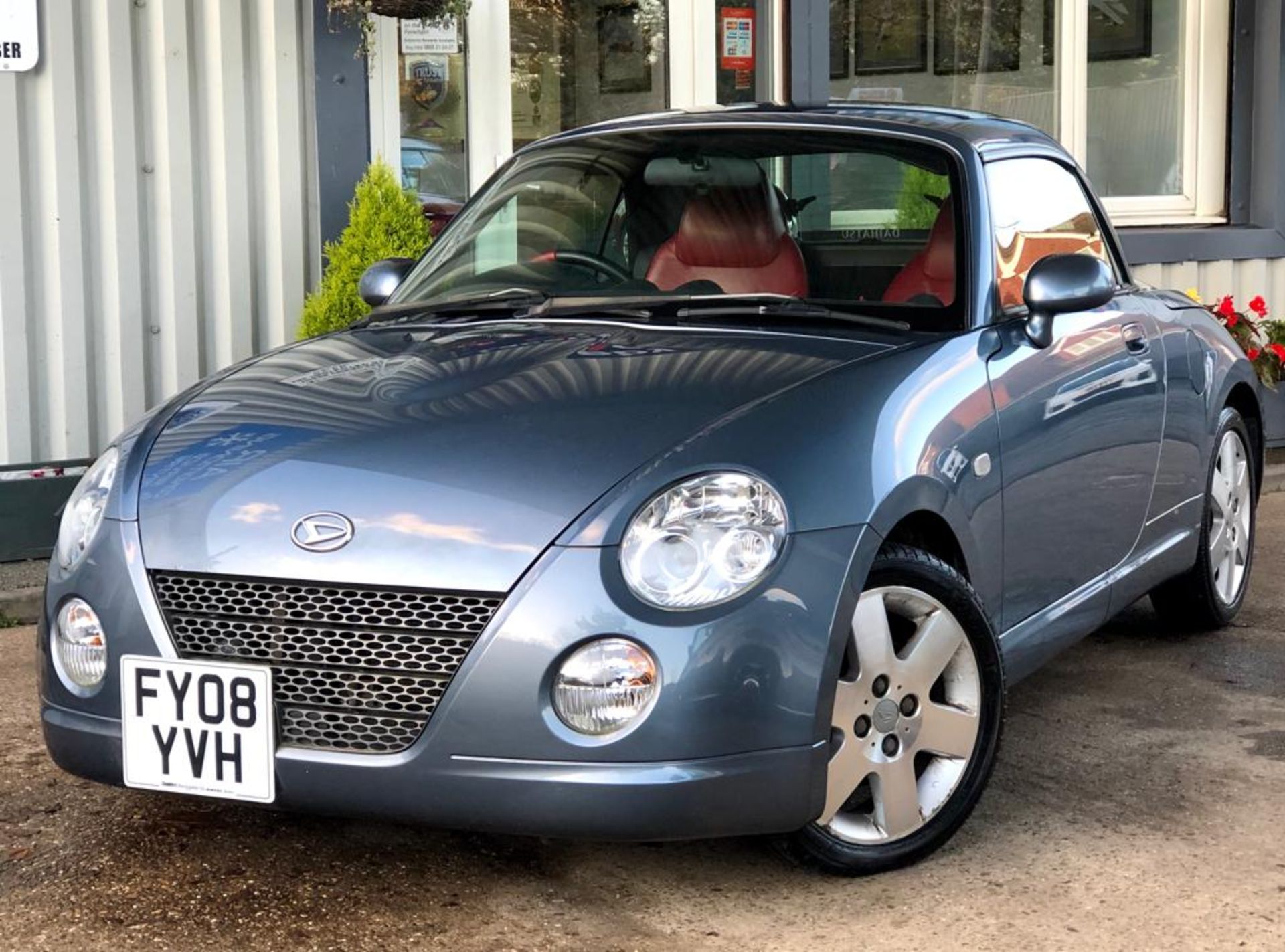 2008/08 REG DAIHATSU COPEN 1.3 PETROL GREY CONVERTIBLE, SHOWING 0 FORMER KEEPERS *NO VAT* - Image 3 of 13