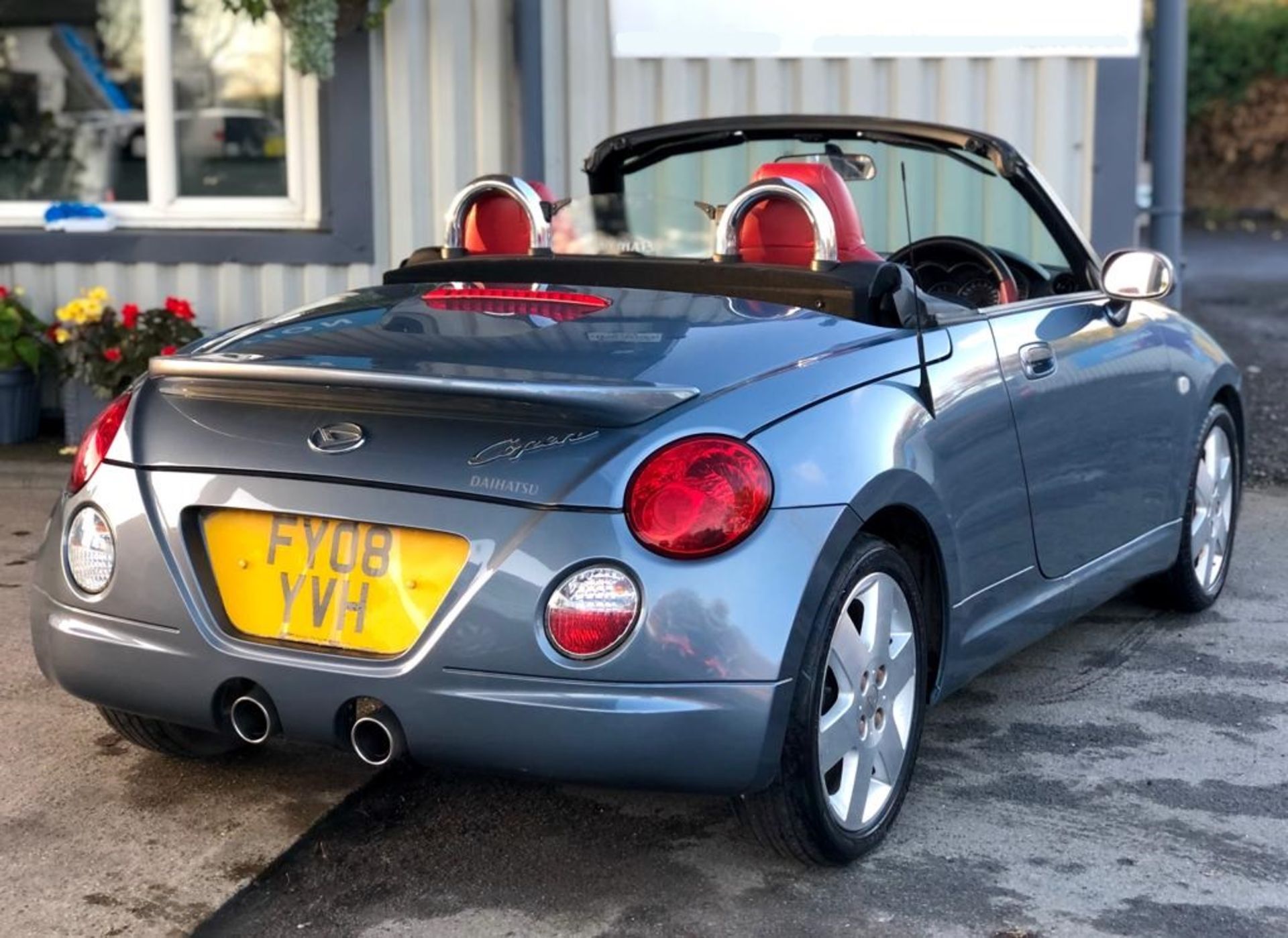 2008/08 REG DAIHATSU COPEN 1.3 PETROL GREY CONVERTIBLE, SHOWING 0 FORMER KEEPERS *NO VAT* - Image 6 of 13