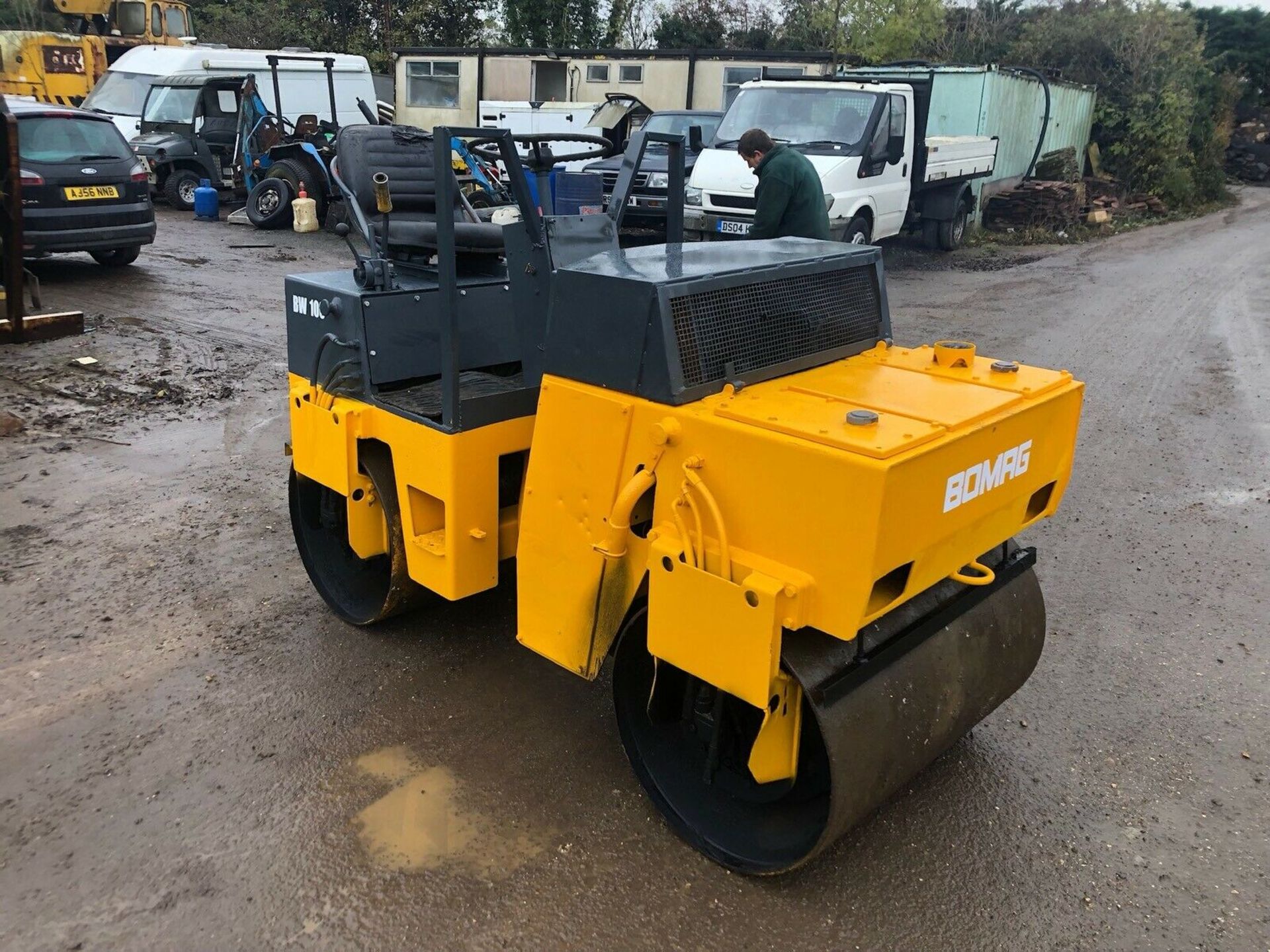 BOMAG BW100 RIDE ON DIESEL VIBRATING ROLLER COMPACTOR, RUNS & WORKS *PLUS VAT* - Image 2 of 4