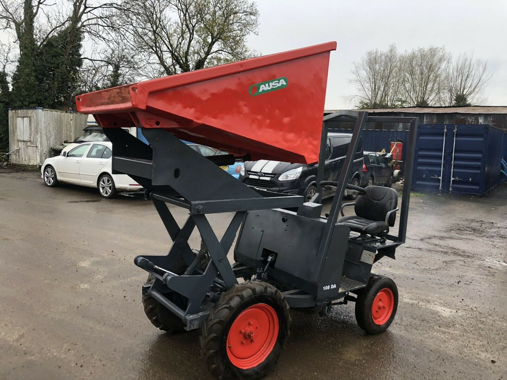 AUSA 108DA HIGH TIP DUMPER SKID LOADER DUMP TRUCK, RUNS AND WORKS *PLUS VAT*