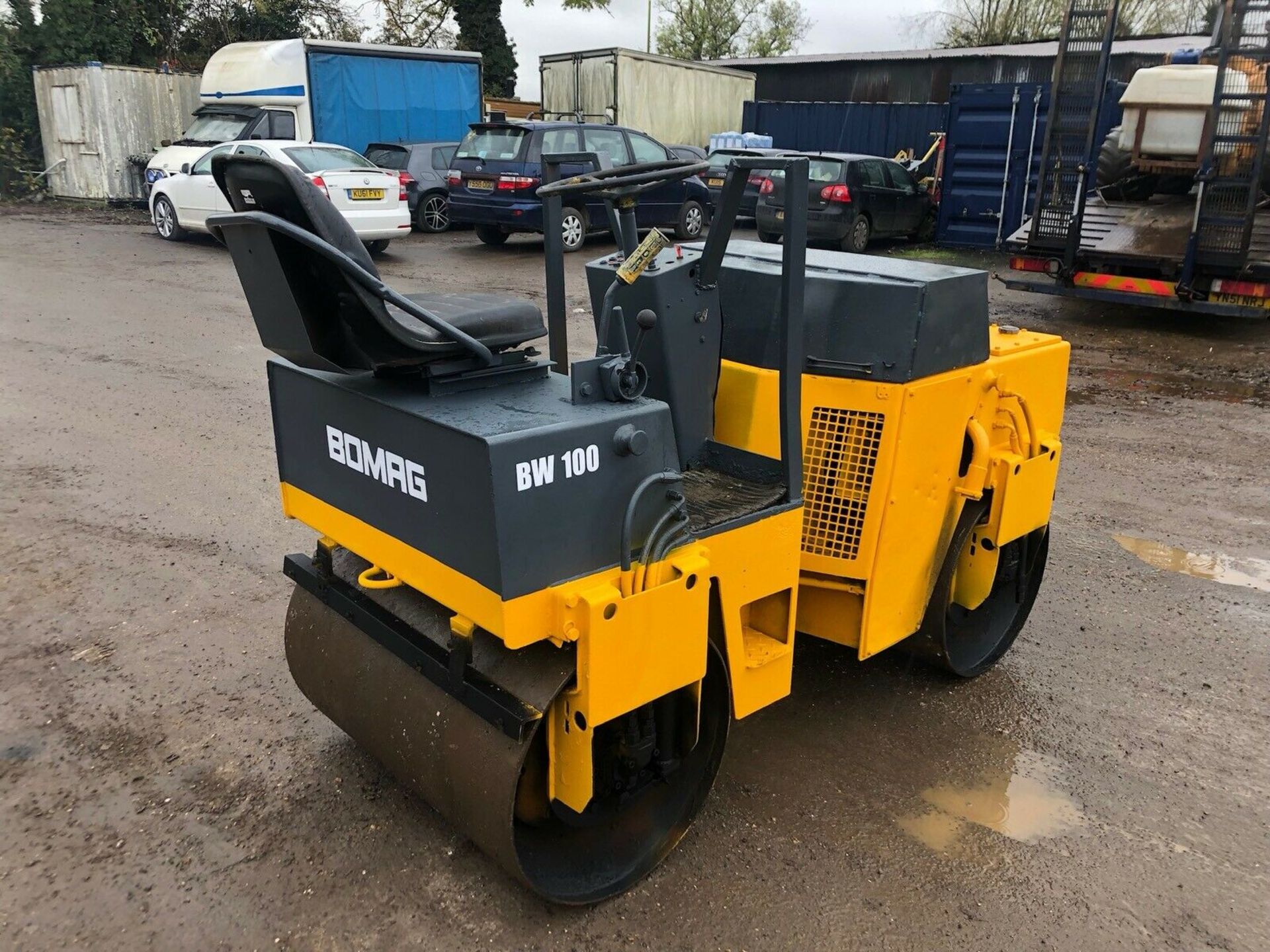 BOMAG BW100 RIDE ON DIESEL VIBRATING ROLLER COMPACTOR, RUNS & WORKS *PLUS VAT* - Image 3 of 4