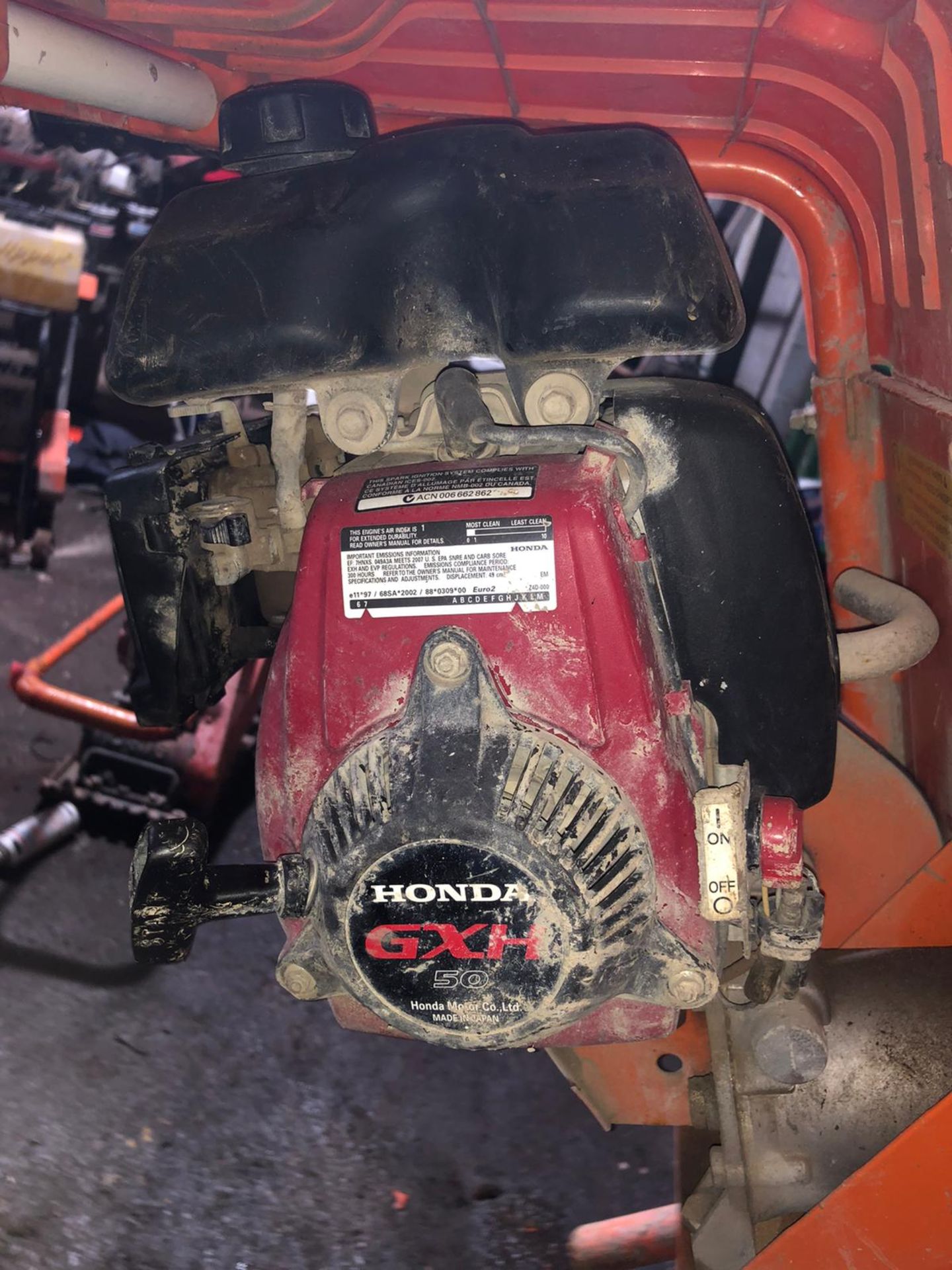 BELLE PETROL MIXER, HONDA GXH50 ENGINE, RUNS AND WORKS WELL *NO VAT* - Image 3 of 5