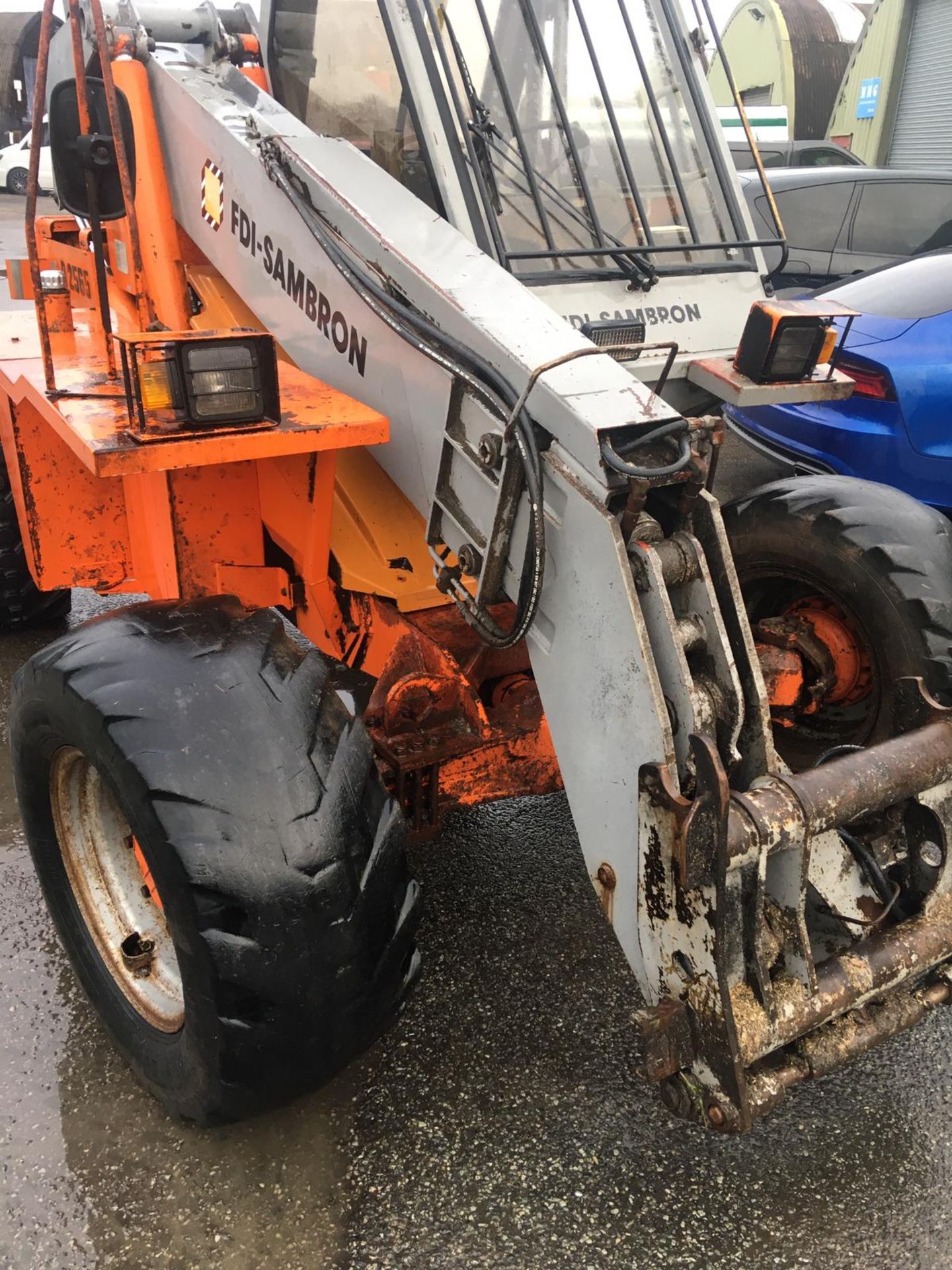 1989/F REG FDI-SAMBRON ORANGE TELEHANDLER DIESEL, GROSS MASS 8520 KG, RUNS, WORKS & LIFTS *NO VAT* - Image 9 of 19