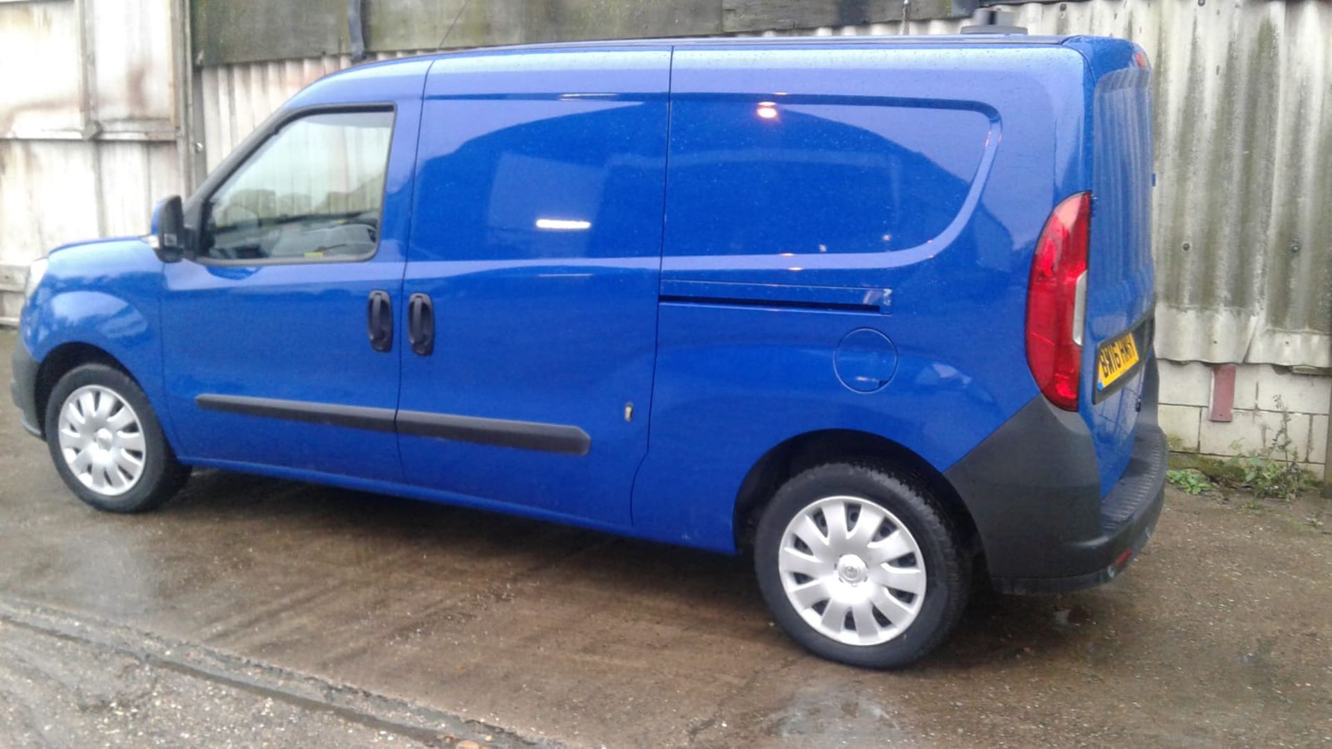 2016/16 REG FIAT DOBLO SX MULTIJET 1.25 DIESEL BLUE PANEL VAN, AIR-CON ONE OWNER *NO VAT* - Image 3 of 14