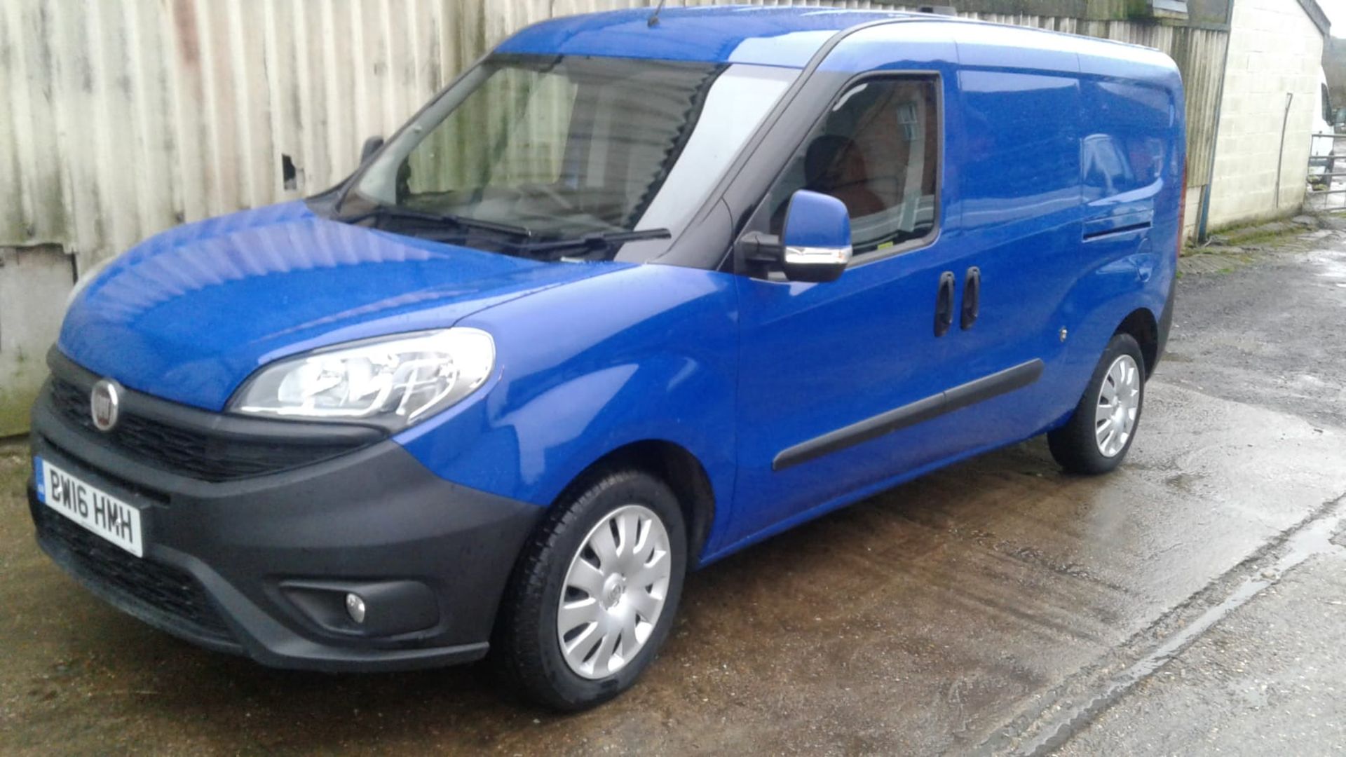 2016/16 REG FIAT DOBLO SX MULTIJET 1.25 DIESEL BLUE PANEL VAN, AIR-CON ONE OWNER *NO VAT*