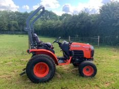 2017/17 REG KUBOTA B2530 COMPACT TRACTOR, RUNS AND WORKS, SHOWING 1989 HOURS *PLUS VAT*