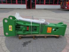 NEVER USED ROCK HAMMER S2400 HYDRAULIC HAMMER, SUIT 20 TONNER, C/W NEW PICK, WEIGHT 1200 KG *NO VAT*