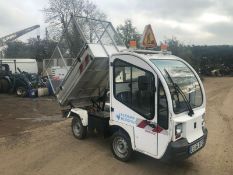 2006 GOUPIL G3 ELECTRIC CAGED TIPPER TRUCK, 240V CHARGER, FRENCH REGISTERED, 1 OF 2 *PLUS VAT*