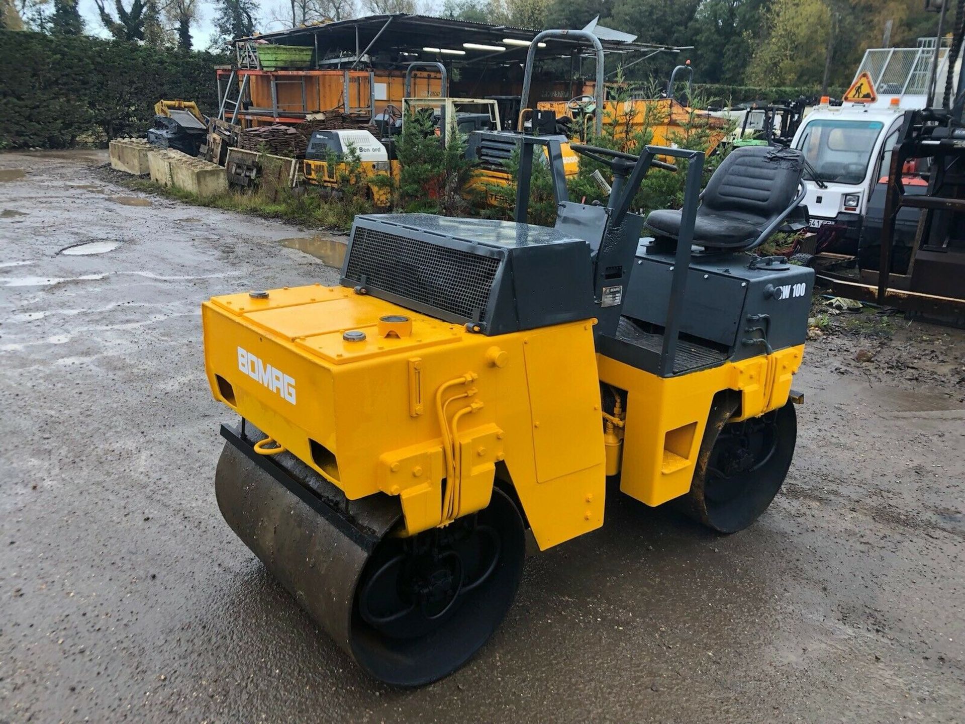 BOMAG BW100 RIDE ON DIESEL VIBRATING ROLLER COMPACTOR, RUNS & WORKS *PLUS VAT*