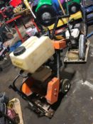 CLIPPER FLOOR SAW C51 P65, RUNS AND WORKS WELL *NO VAT*
