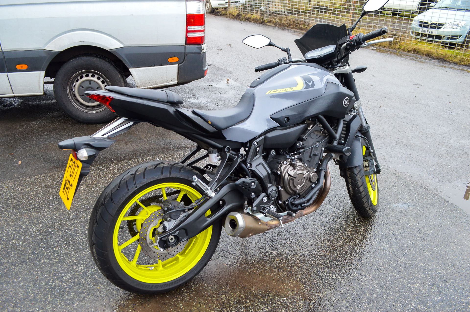 2017/17 REG YAMAHA MT-07 ABS 700CC PETROL GREY MOTOR-BIKE / MOTORCYCLE, SHOWING 1 FORMER KEEPER - Image 5 of 8