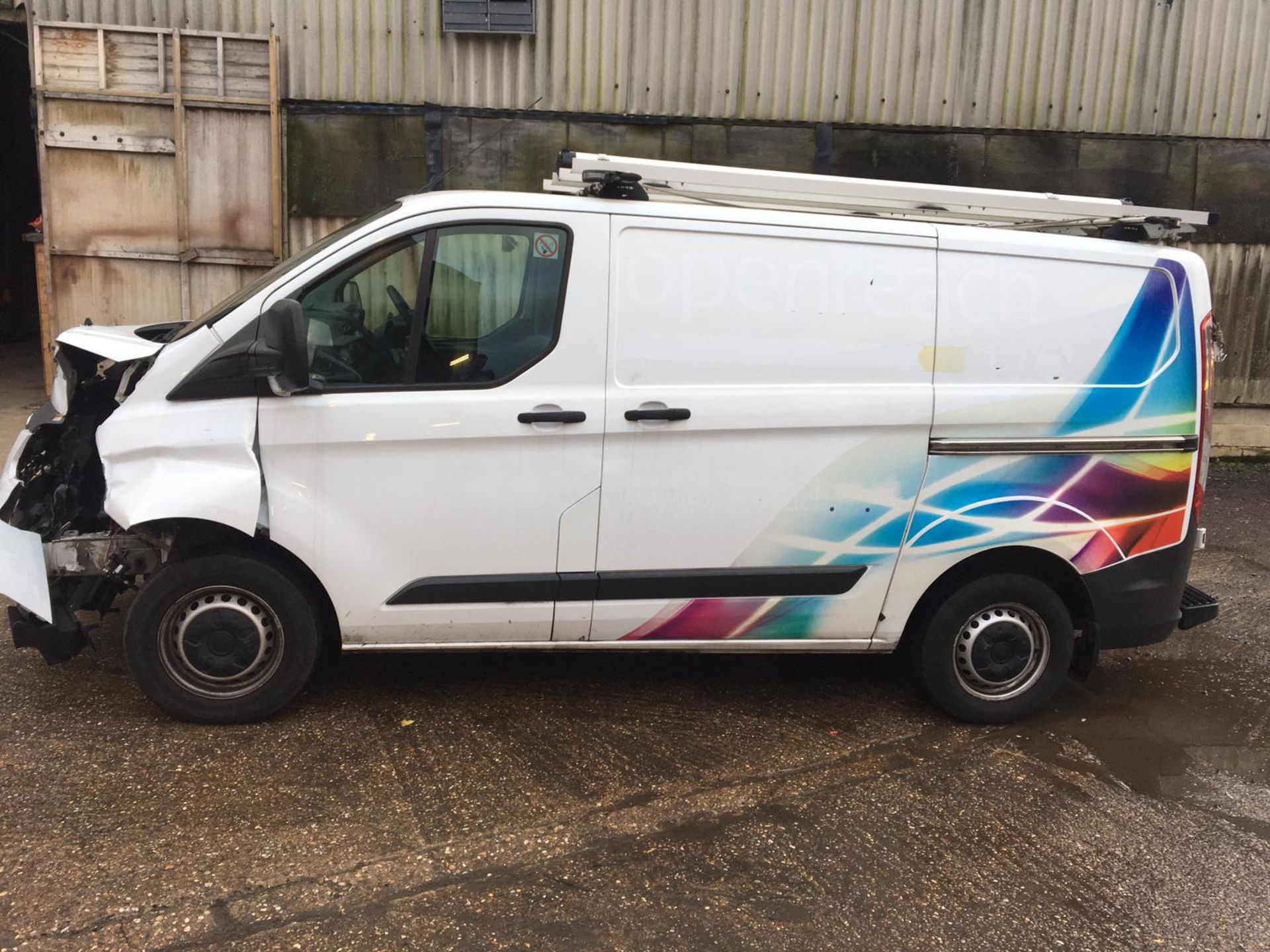 2017/17 REG FORD TRANSIT CUSTOM 310 2.0 DIESEL WHITE PANEL VAN, SHOWING 0 FORMER KEEPERS *PLUS VAT* - Image 3 of 9