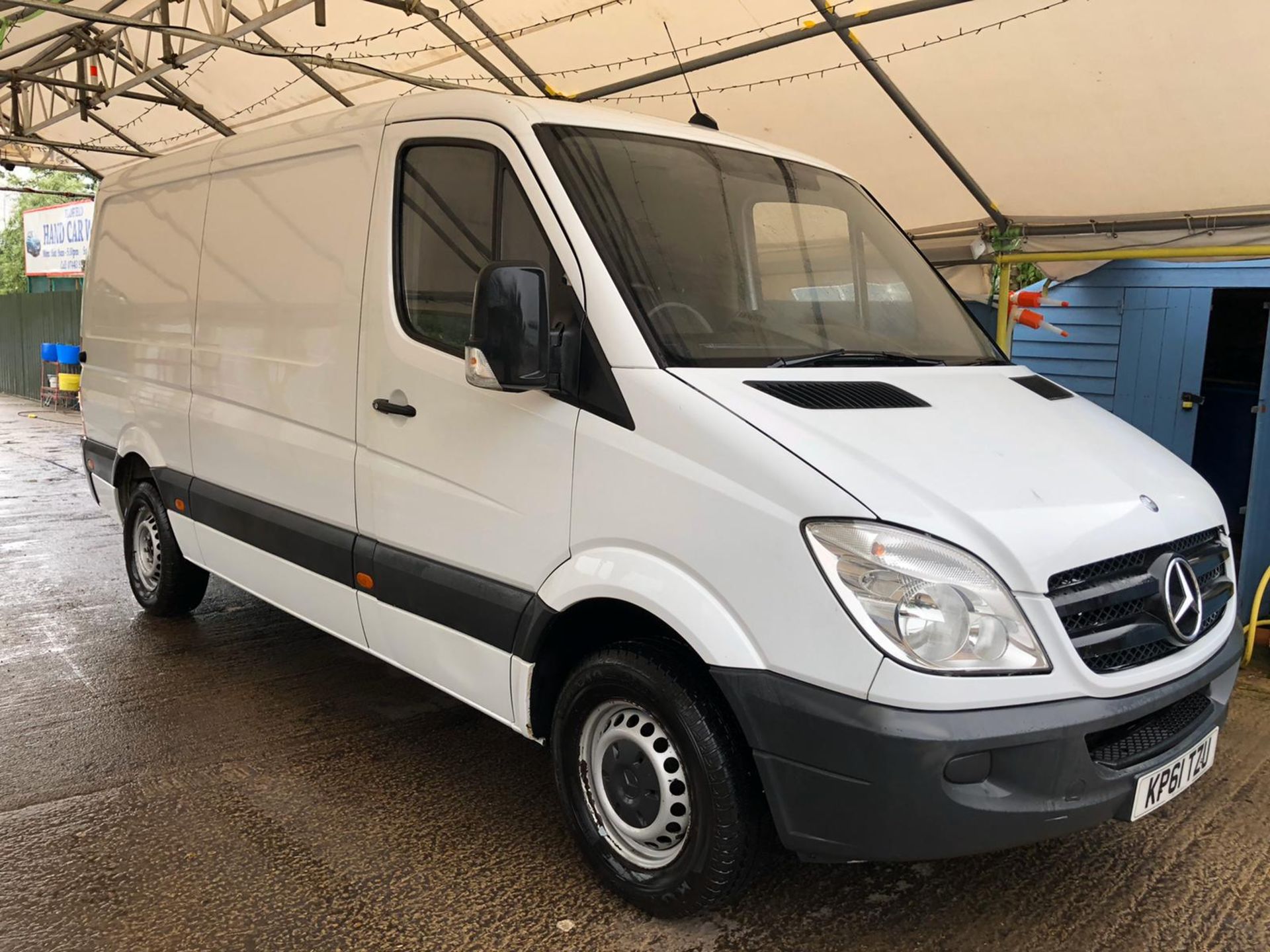 2011/61 REG MERCEDES-BENZ SPRINTER 313 CDI 2.2 DIESEL WHITE PANEL VAN, SHOWING 2 FORMER KEEPERS