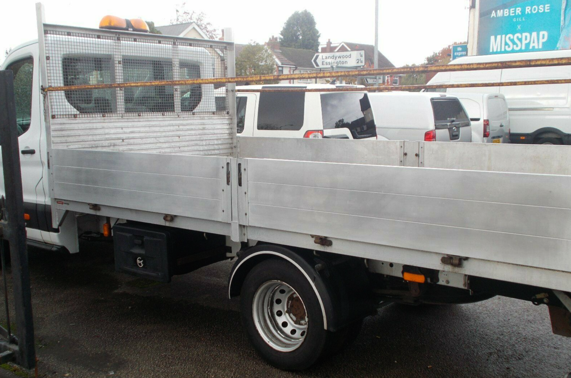 2015/65 FORD TRANSIT TREND 155BHP XLWB 14FT PICK UP + TAIL LIFT TOWBAR - Image 5 of 8