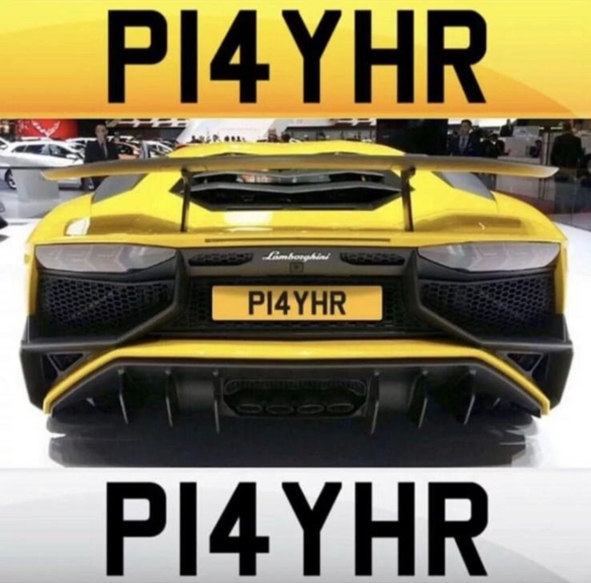 P14 YHR - CHERISHED NUMBER PLATE *NO VAT* - Image 2 of 2