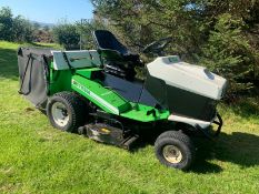 ETESIA MVEHH HYDRO RIDE ON LAWN MOWER C/W REAR GRASS COLLECTOR, RUNS, WORKS AND CUTS *PLUS VAT*