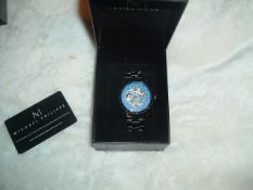 MICHAEL PHILIPPE WATCH IN BOX NEVER USED, STILL HAS PLASTIC PROTECTIVE FILM *NO VAT*