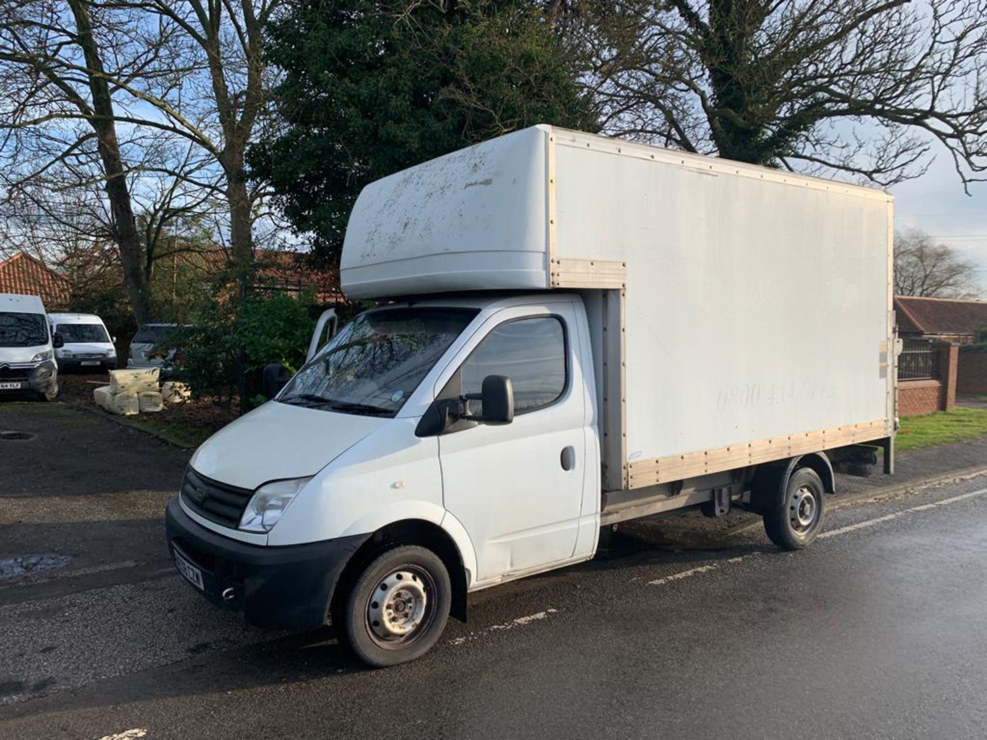 2008/08 REG LDV MAXUS 3.5T 120 LWB 2.5 DIESEL WHITE LUTON VAN 3500 KG, SHOWING 3 FORMER KEEPERS - Image 2 of 9