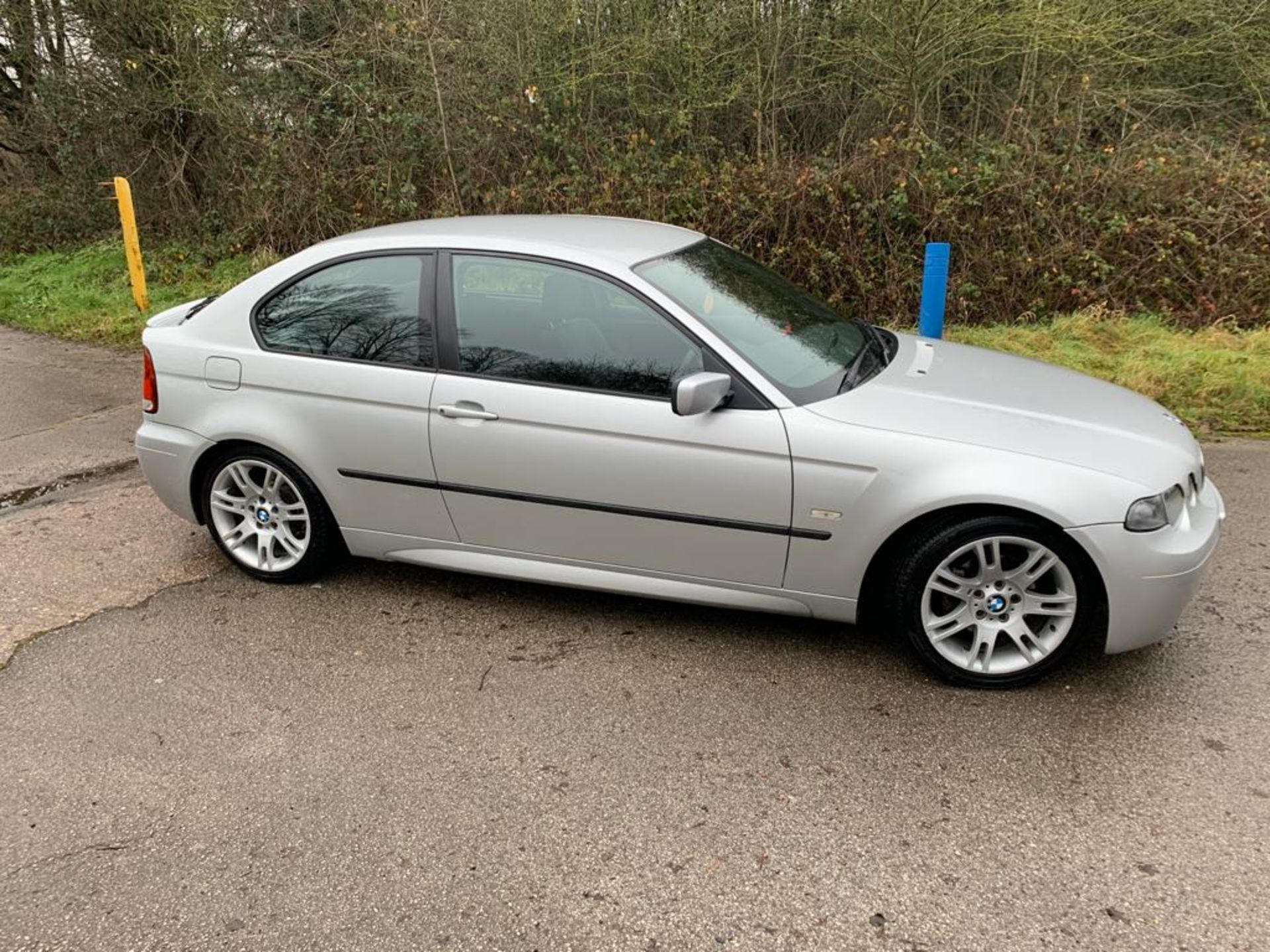 RARE 2004/54 REG BMW 316TI M SPORT COMPACT 1.8 PETROL SILVER 3DR HATCHBACK LOW MILES SERV HISTORY - Image 2 of 18