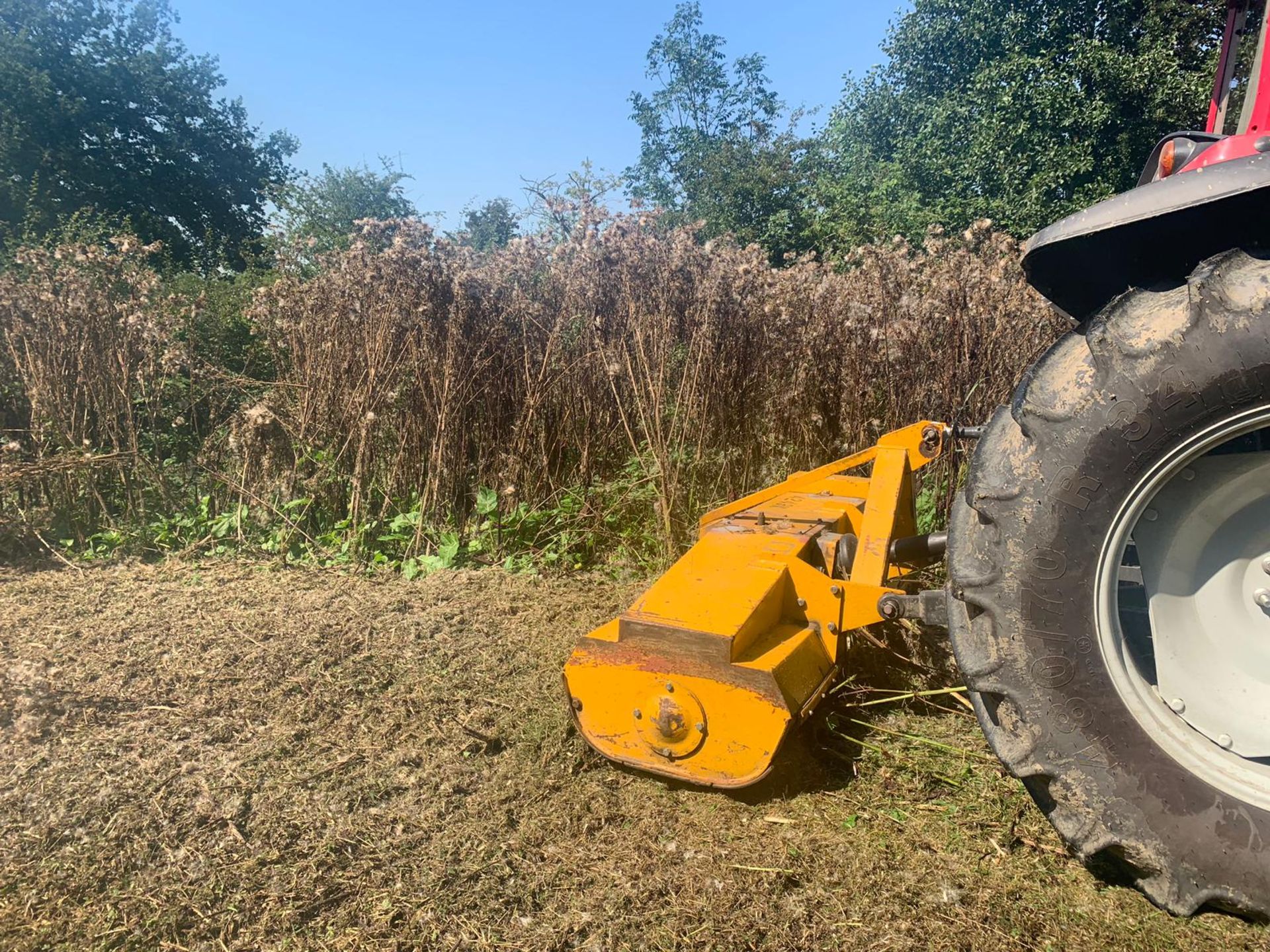 BOMFORD FLAIL MOWER, 6 FOOT CUT, WORKS WELL *PLUS VAT* - Image 11 of 12