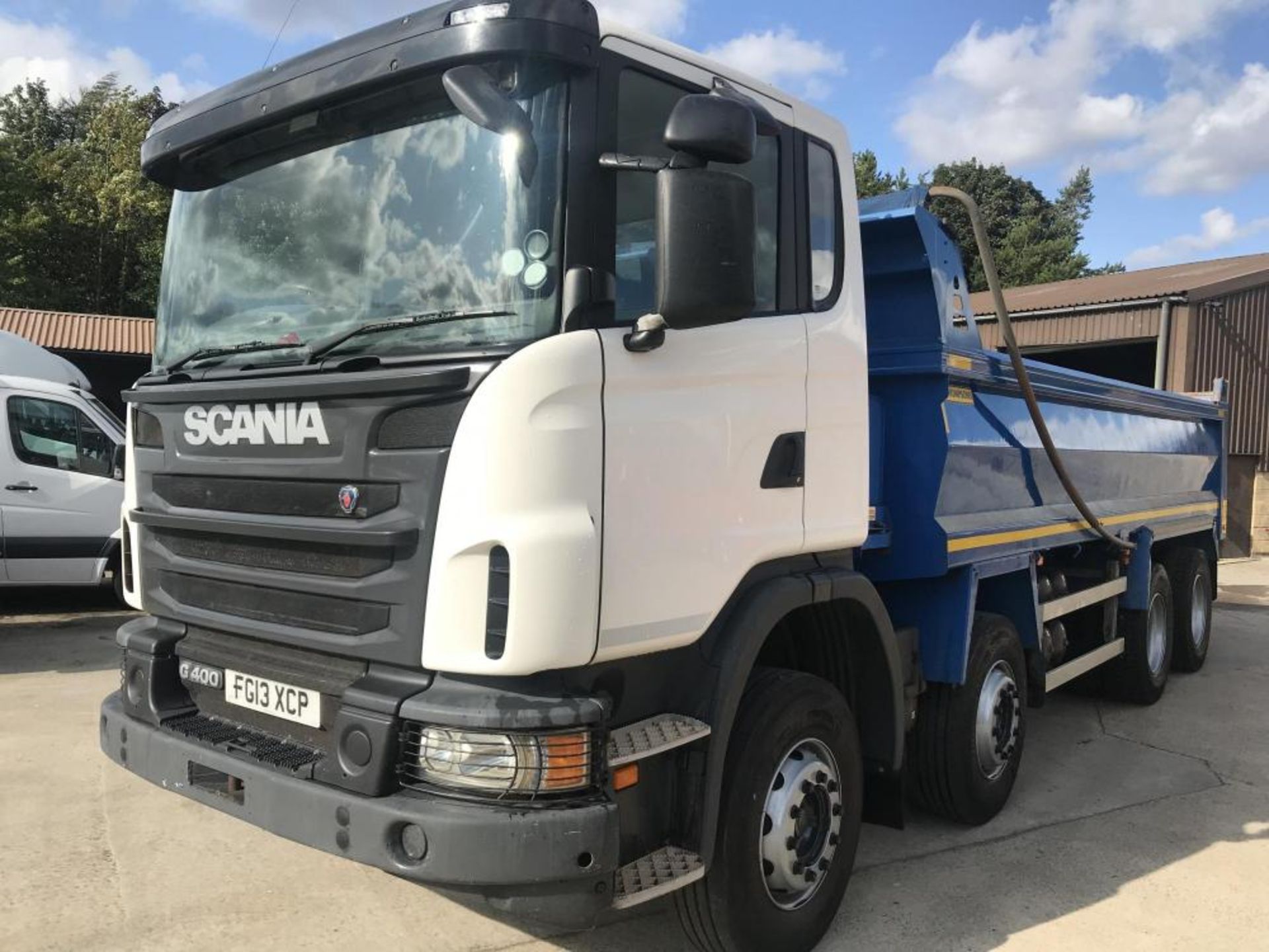 2013/13 REG SCANIA G400 G-SRS C-CLASS (SERIES-1) 8X4 TIPPER THOMPSONS BODY GOOD CONDITION *PLUS VAT* - Image 2 of 20