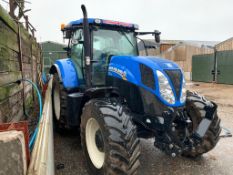 2013/63 REG NEW HOLLAND T7.200 TRACTOR warranted 2236 hrs RUNS AND WORKS AS IT SHOULD.