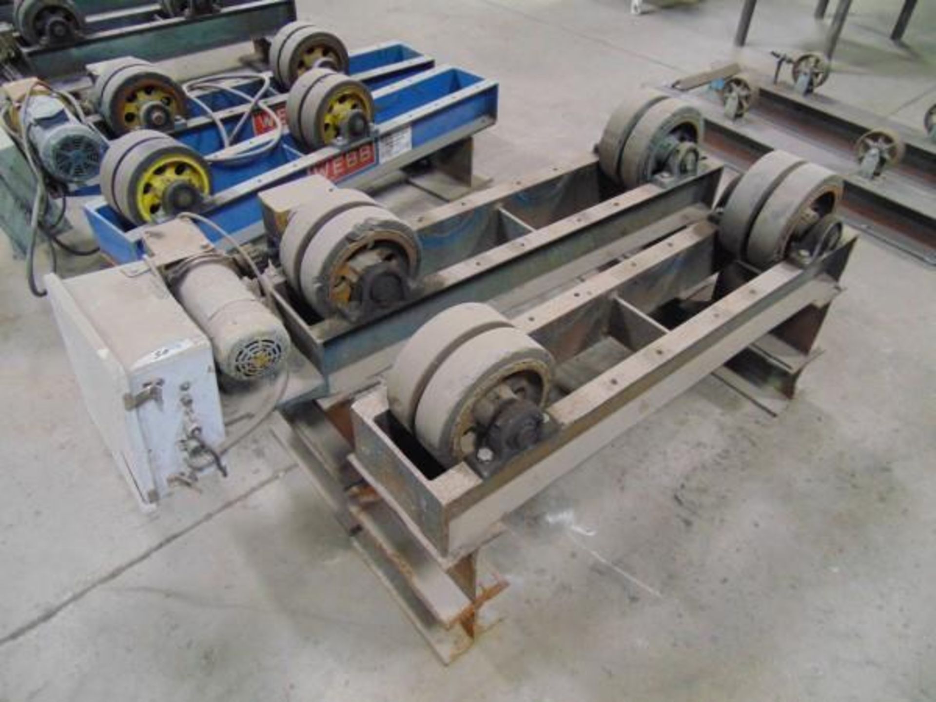 Webb 3000lb Single Drive Rollers, Located in Elk City Ok