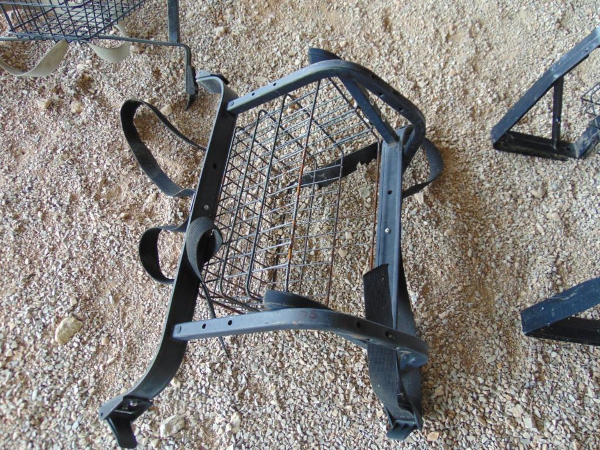 Golf Cart Bag Rack, w/basket, Located in Marlow Ok