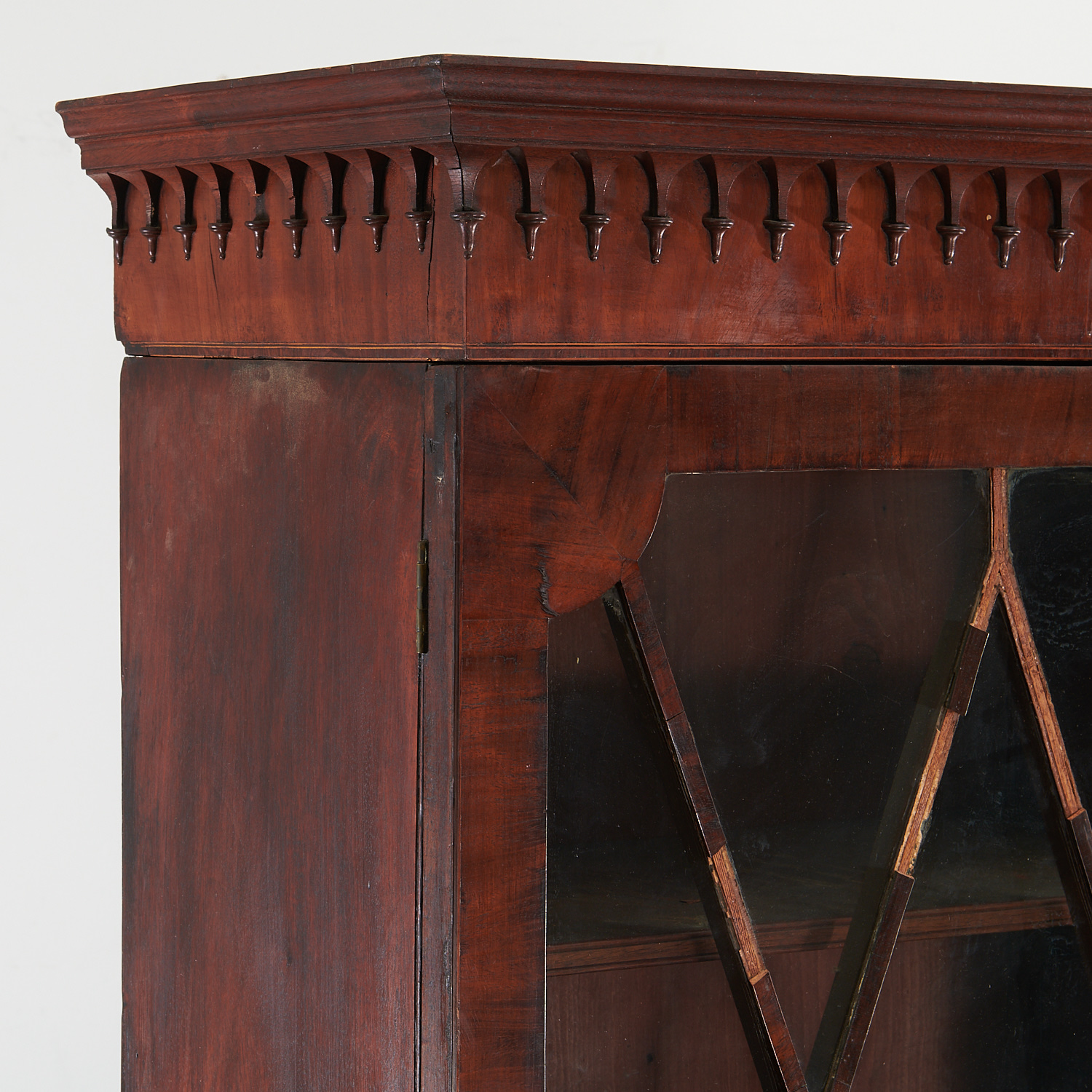 Unusual George III secretary bookcase - Image 2 of 10