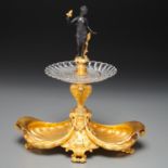 Napoleon III gilt, patinated bronze bonboniere