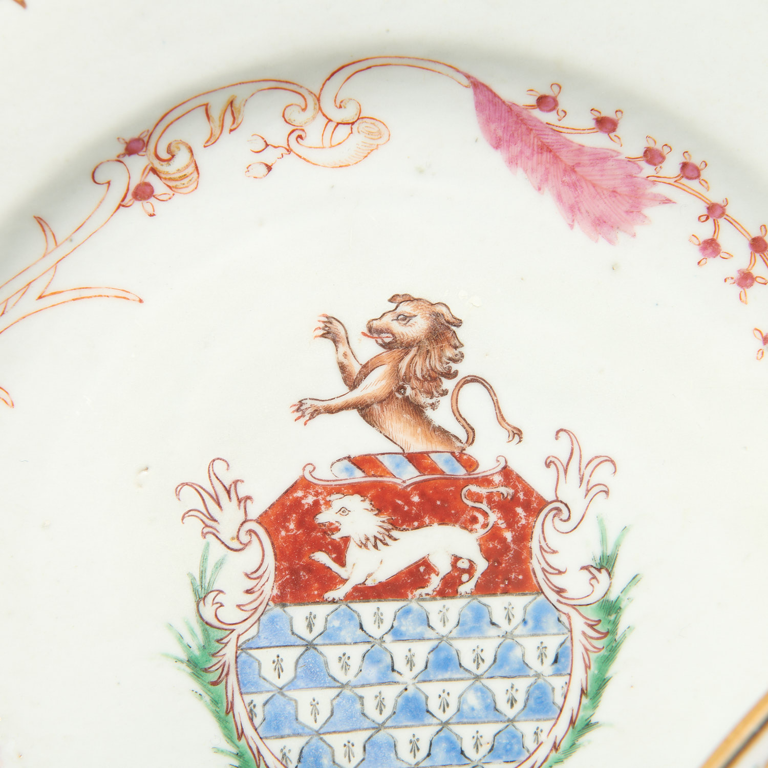 Nice collection (9) Chinese Export plates - Image 7 of 8