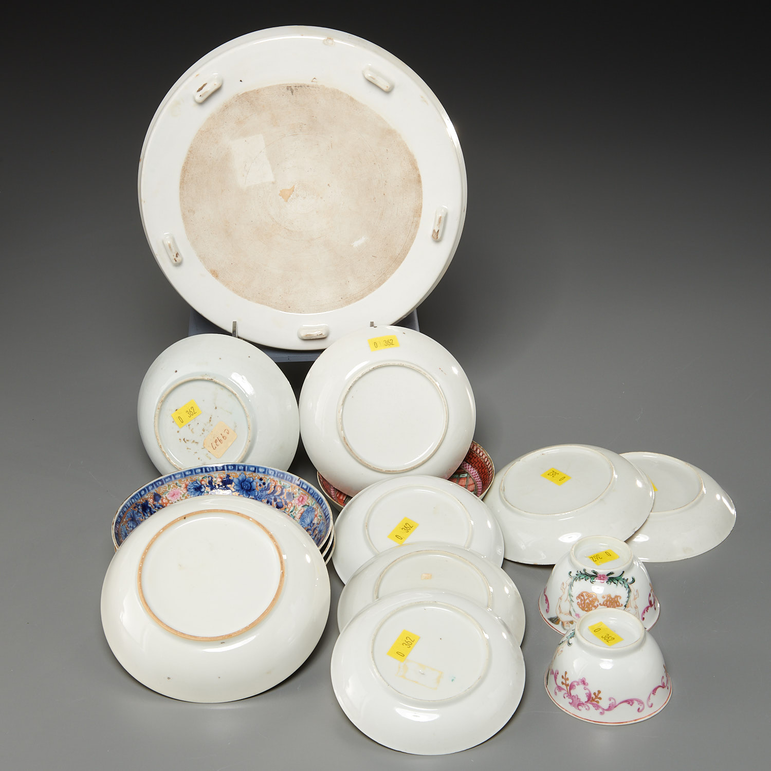 (14) Chinese Export famille rose dishes - Image 8 of 8