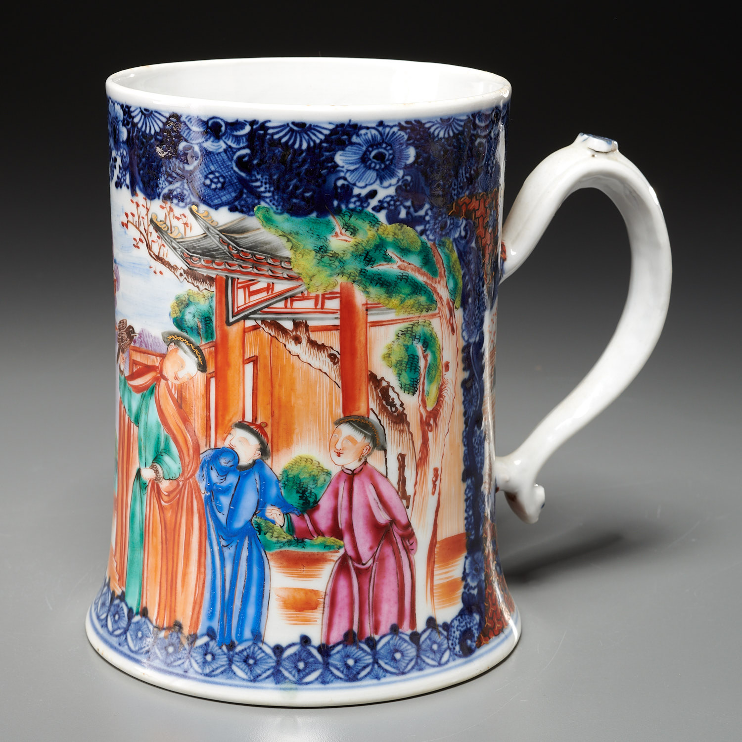 Group (4) Chinese Export famille rose mugs - Image 2 of 9