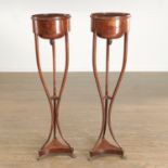 Pair Continental Neoclassic torchiere stands