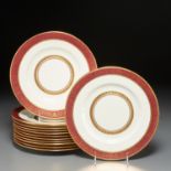 Set (12) Minton's porcelain cabinet plates