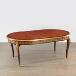 Louis XV style ormolu mounted dining table