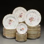 Meissen porcelain (57)-piece dinner service