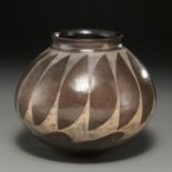 San Ildefonso blackware pottery olla