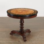 William IV center table with Scagliola top