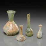 (4) Roman miniature glass vessels