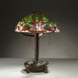 Tiffany Studios, "Bellflower" table lamp