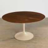 Eero Saarinen, walnut Tulip dining table