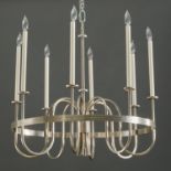 Tommi Parzinger, eight arm chandelier