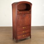 Majorelle style Art Nouveau secretaire a abattant