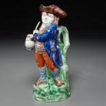 English pearlware Toby jug c. 1800s