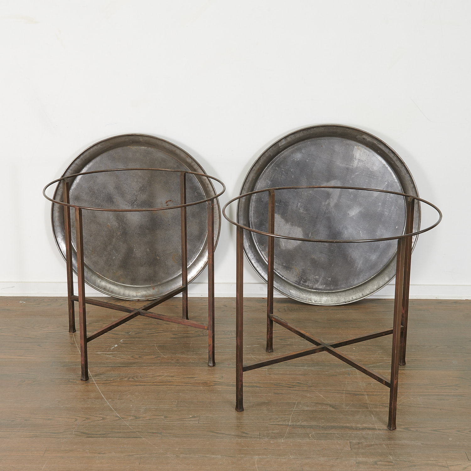 Nice associated pair Industrial tray tables - Image 4 of 7
